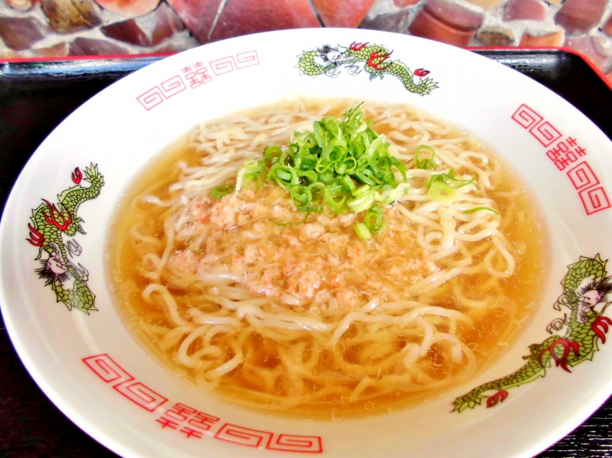 カニだしラーメン（みなとオアシス境港）